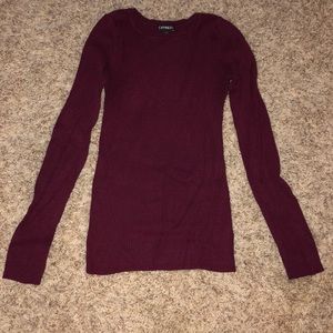Maroon/purple sweater from Express, Size S